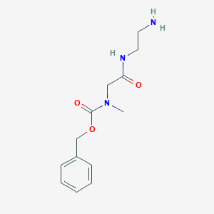 molecular formula C13H19N3O3 B13950317 Benzyl 2-(2-aminoethylamino)-2-oxoethyl(methyl)carbamate CAS No. 171290-67-8