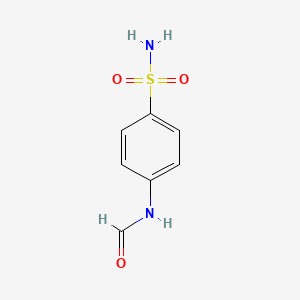 molecular formula C7H8N2O3S B13950328 N-(4-sulfamoylphenyl)formamide CAS No. 829-72-1
