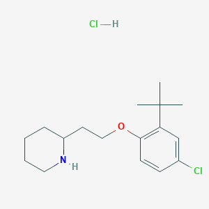 2-{2-[2-(Tert-butyl)-4-chlorophenoxy]-ethyl}piperidine hydrochloride