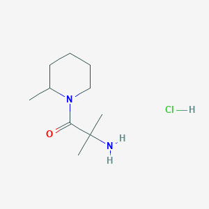 2-Amino-2-methyl-1-(2-methyl-1-piperidinyl)-1-propanone hydrochloride
