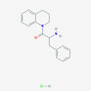 2-Amino-1-[3,4-dihydro-1(2H)-quinolinyl]-3-phenyl-1-propanone hydrochloride