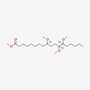 molecular formula C22H44O5 B13950392 Methyl 9,12,13-trimethoxyoctadecanoate CAS No. 55255-76-0