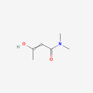 molecular formula C6H11NO2 B13950400 3-Hydroxy-N,N-dimethylbut-2-enamide CAS No. 73528-95-7