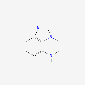 molecular formula C9H7N3 B13950423 6H-Imidazo[1,5,4-de]quinoxaline CAS No. 209-30-3