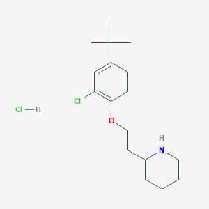 2-{2-[4-(Tert-butyl)-2-chlorophenoxy]-ethyl}piperidine hydrochloride