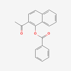 molecular formula C19H14O3 B13950479 2-Acetyl-1-naphthyl benzoate CAS No. 63450-44-2
