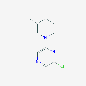 2-Chloro-6-(3-methyl-1-piperidinyl)pyrazine