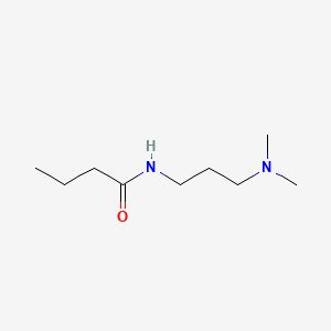 molecular formula C9H20N2O B13950494 N-(3-(Dimethylamino)propyl)butyramide CAS No. 53201-67-5