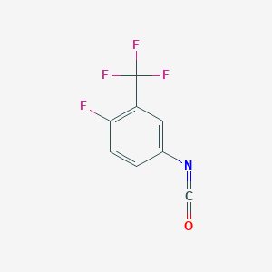 molecular formula C8H3F4NO B139505 4-氟-3-(三氟甲基)苯异氰酸酯 CAS No. 139057-86-6