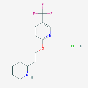 2-[2-(2-Piperidinyl)ethoxy]-5-(trifluoromethyl)-pyridine hydrochloride
