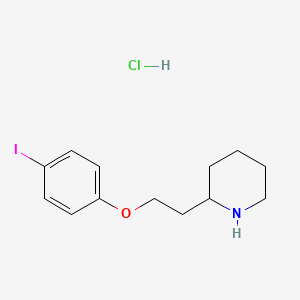 2-[2-(4-Iodophenoxy)ethyl]piperidine hydrochloride
