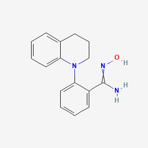 2-[3,4-Dihydro-1(2H)-quinolinyl]-N'-hydroxybenzenecarboximidamide