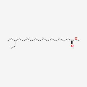molecular formula C20H40O2 B13950602 Methyl 15-ethylheptadecanoate CAS No. 55124-96-4