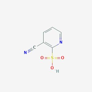 molecular formula C6H4N2O3S B13950611 3-Cyanopyridine-2-sulfonic acid 