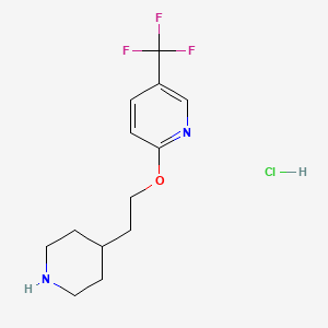 2-[2-(4-Piperidinyl)ethoxy]-5-(trifluoromethyl)-pyridine hydrochloride
