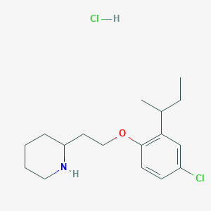 2-{2-[2-(Sec-butyl)-4-chlorophenoxy]-ethyl}piperidine hydrochloride