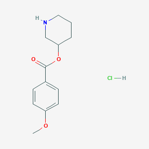 3-Piperidinyl 4-methoxybenzoate hydrochloride