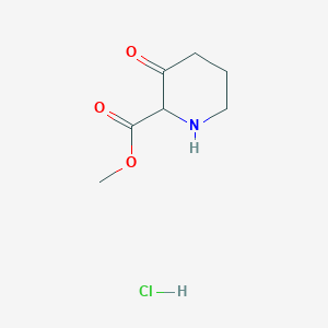 molecular formula C7H12ClNO3 B13950726 Methyl 3-oxopiperidine-2-carboxylate hydrochloride CAS No. 1219141-01-1