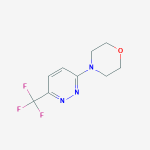 4-[6-(Trifluoromethyl)pyridazin-3-yl]morpholine