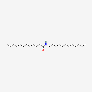 molecular formula C24H49NO B13950769 Dodecanamide, N-dodecyl- CAS No. 33422-43-4