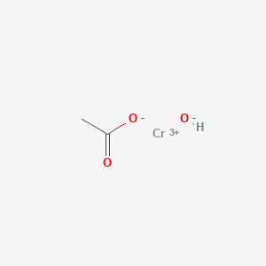 molecular formula C2H4CrO3+ B13950836 Chromium(3+);acetate;hydroxide 