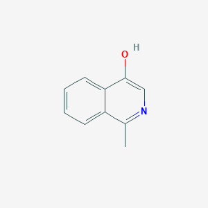 molecular formula C10H9NO B13950902 4-Isoquinolinol, 1-methyl- CAS No. 27311-64-4