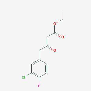 Ethyl 4-(3-chloro-4-fluorophenyl)-3-oxobutanoate