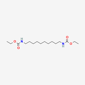 molecular formula C16H32N2O4 B13950938 ethyl N-[10-(ethoxycarbonylamino)decyl]carbamate CAS No. 54207-60-2