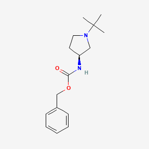 molecular formula C16H24N2O2 B13950945 Benzyl (S)-1-tert-butylpyrrolidin-3-ylcarbamate 