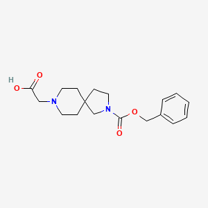 molecular formula C18H24N2O4 B13950960 2-(2-((Benzyloxy)carbonyl)-2,8-diazaspiro[4.5]decan-8-yl)acetic acid 