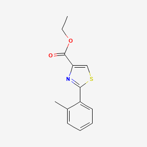 2-(O-Tolyl)-thiazole-4-carboxylic acid ethyl ester