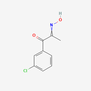 molecular formula C9H8ClNO2 B13951058 1-(3-Chlorophenyl)-2-hydroxyiminopropan-1-one 
