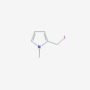 molecular formula C6H8IN B13951095 2-(iodomethyl)-1-methyl-1H-pyrrole 