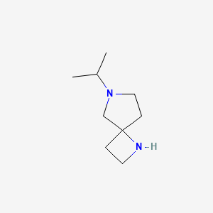 molecular formula C9H18N2 B13951096 6-Isopropyl-1,6-diazaspiro[3.4]octane 