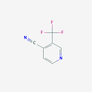 molecular formula C7H3F3N2 B1395110 3-(Trifluoromethyl)isonicotinonitrile CAS No. 1214383-56-8