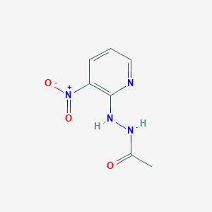 molecular formula C7H8N4O3 B13951113 Acetic acid, 2-(3-nitro-2-pyridinyl)hydrazide CAS No. 30962-70-0