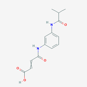 4-{[3-(Isobutyrylamino)phenyl]amino}-4-oxo-2-butenoic acid