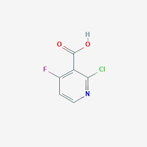 molecular formula C6H3ClFNO2 B1395116 2-Chloro-4-fluoronicotinic acid CAS No. 929022-76-4