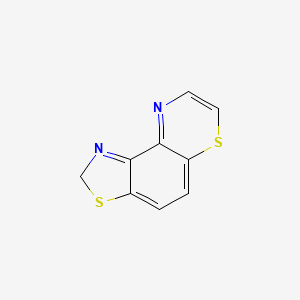 molecular formula C9H6N2S2 B13951168 2H-[1,3]thiazolo[4,5-f][1,4]benzothiazine CAS No. 42395-61-9