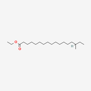 molecular formula C20H40O2 B13951176 Ethyl 15-methylheptadecanoate CAS No. 57274-46-1