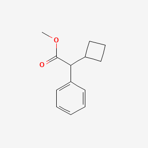 molecular formula C13H16O2 B13951200 Methyl cyclobutylphenylacetate 