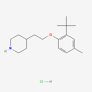 4-{2-[2-(Tert-butyl)-4-methylphenoxy]-ethyl}piperidine hydrochloride