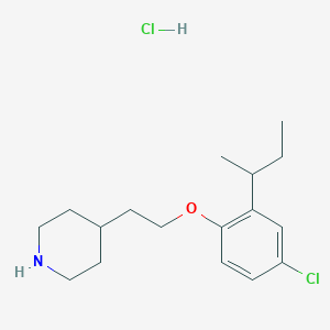 4-{2-[2-(Sec-butyl)-4-chlorophenoxy]-ethyl}piperidine hydrochloride