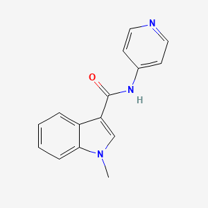 molecular formula C15H13N3O B13951247 1-methyl-N-(pyridin-4-yl)-1H-indole-3-carboxamide 