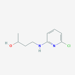 molecular formula C9H13ClN2O B1395129 4-[(6-Chloro-2-pyridinyl)amino]-2-butanol CAS No. 1220028-34-1