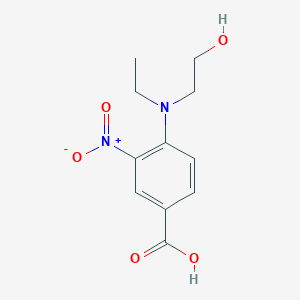 4-[Ethyl(2-hydroxyethyl)amino]-3-nitrobenzoic acid