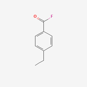 molecular formula C9H9FO B13951320 4-Ethylbenzoyl fluoride CAS No. 87102-73-6