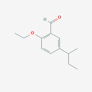 molecular formula C13H18O2 B1395135 5-(Sec-butyl)-2-ethoxybenzaldehyde CAS No. 883514-77-0