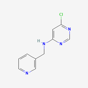 molecular formula C10H9ClN4 B1395137 6-Chloro-N-(3-pyridinylmethyl)-4-pyrimidinamine CAS No. 1219957-80-8