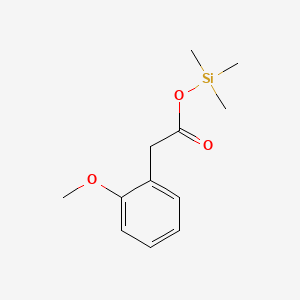 molecular formula C12H18O3Si B13951375 Trimethylsilyl (2-methoxyphenyl)acetate CAS No. 55590-71-1